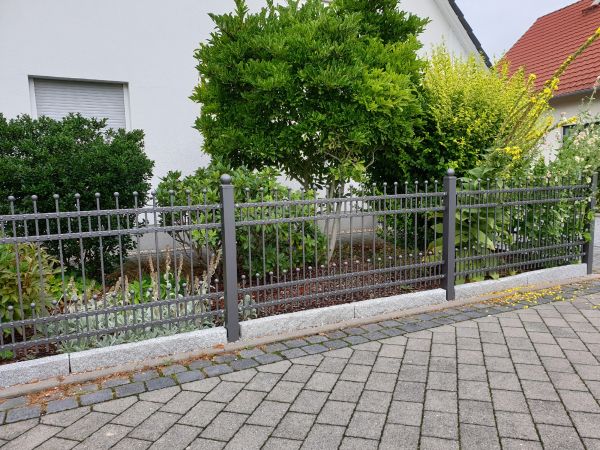Iron Fence Mounting