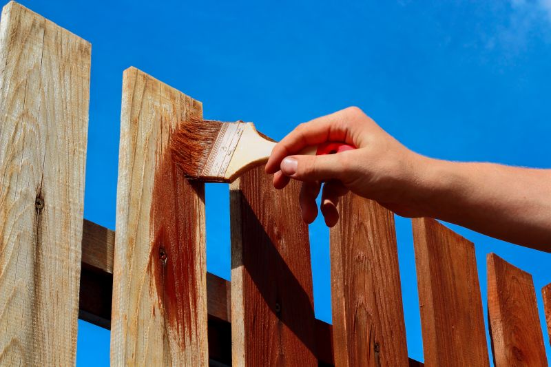 Staining Fence