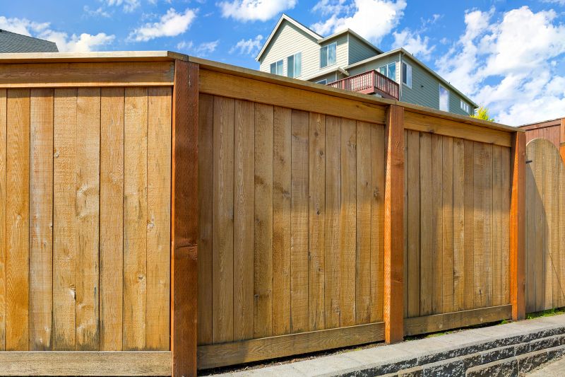 Finished Wooden Fence